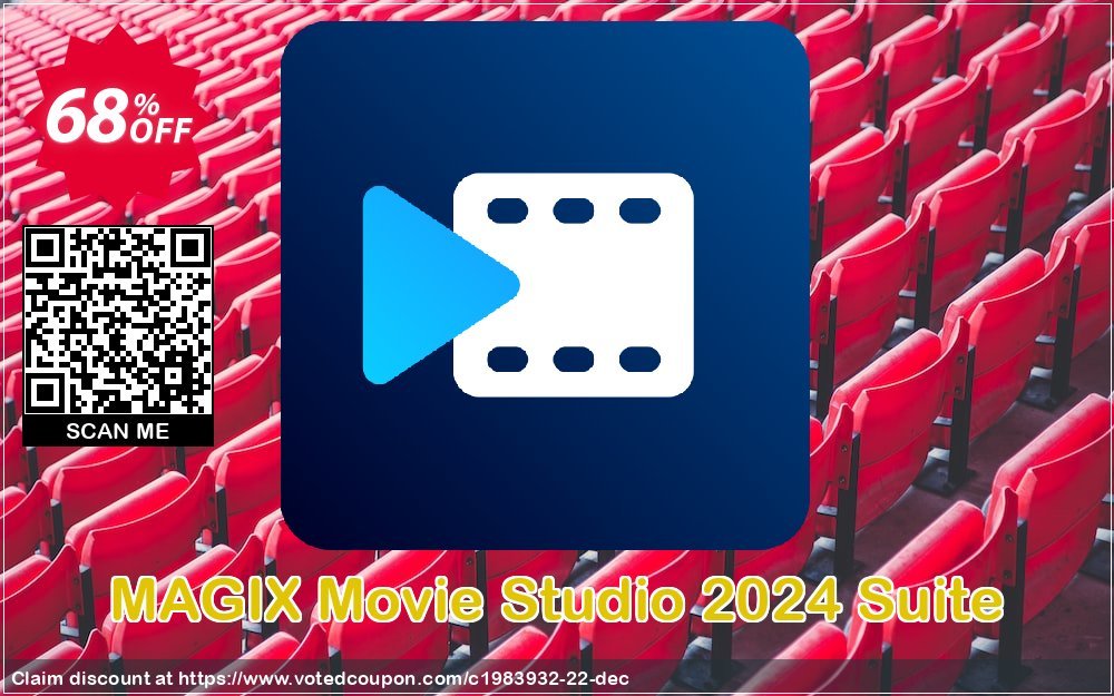 MAGIX Movie Studio 2024 Suite Coupon, discount 68% OFF MAGIX Movie Studio 2024 Suite, verified. Promotion: Special promo code of MAGIX Movie Studio 2024 Suite, tested & approved