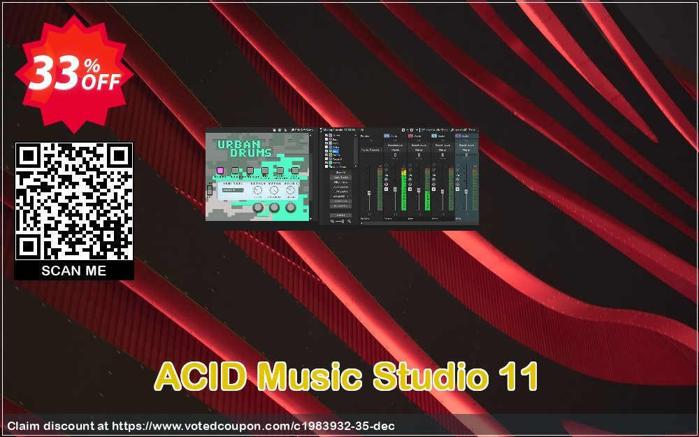 ACID Music Studio 11 Coupon, discount 25% OFF ACID Music Studio 11, verified. Promotion: Special promo code of ACID Music Studio 11, tested & approved