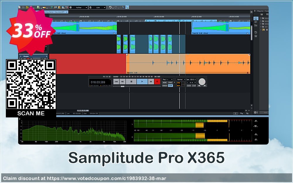 Samplitude Pro X365 Coupon, discount 20% OFF Samplitude Pro X365, verified. Promotion: Special promo code of Samplitude Pro X365, tested & approved