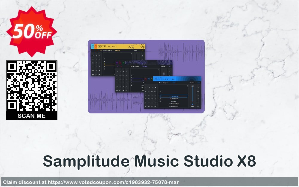 Samplitude Music Studio X8 Coupon, discount 50% OFF Samplitude Music Studio X8, verified. Promotion: Special promo code of Samplitude Music Studio X8, tested & approved