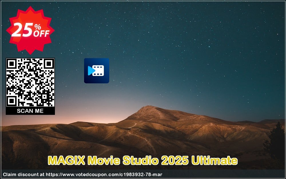 MAGIX Movie Studio 2024 Ultimate Coupon, discount 60% OFF MAGIX Movie Studio 2024, verified. Promotion: Special promo code of MAGIX Movie Studio 2024, tested & approved