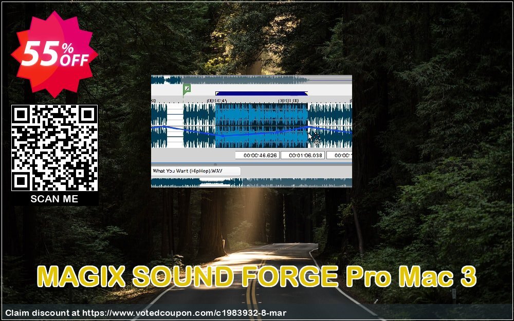 MAGIX SOUND FORGE Pro MAC 3 Coupon Code Jun 2024, 55% OFF - VotedCoupon