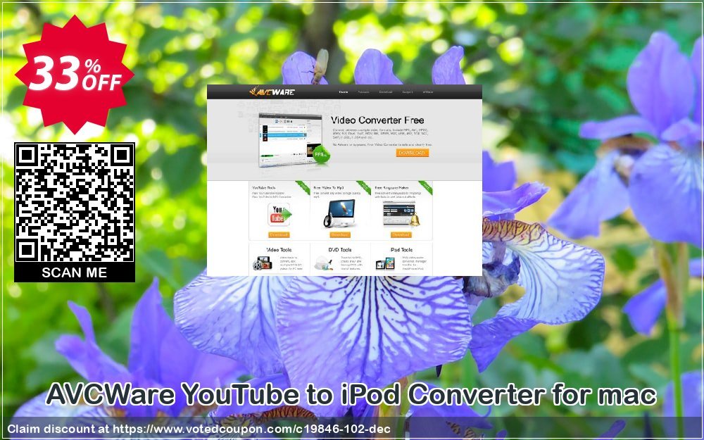AVCWare YouTube to iPod Converter for MAC Coupon, discount AVCWare coupon (19846). Promotion: AVCWare coupon discount codes