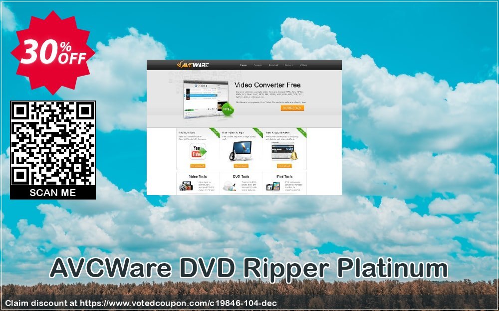 AVCWare DVD Ripper Platinum Coupon, discount AVCWare coupon (19846). Promotion: AVCWare coupon discount codes