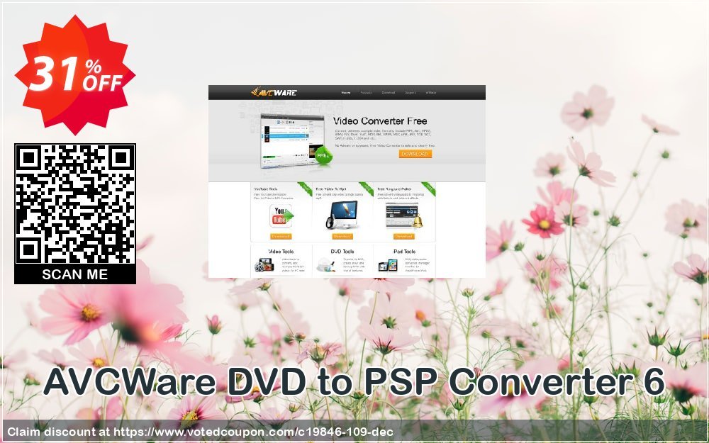 AVCWare DVD to PSP Converter 6 Coupon, discount AVCWare coupon (19846). Promotion: AVCWare coupon discount codes