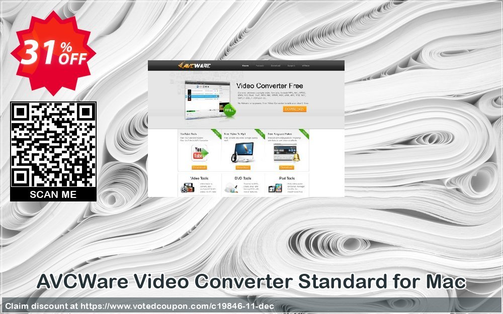 AVCWare Video Converter Standard for MAC Coupon, discount AVCWare coupon (19846). Promotion: AVCWare coupon discount codes