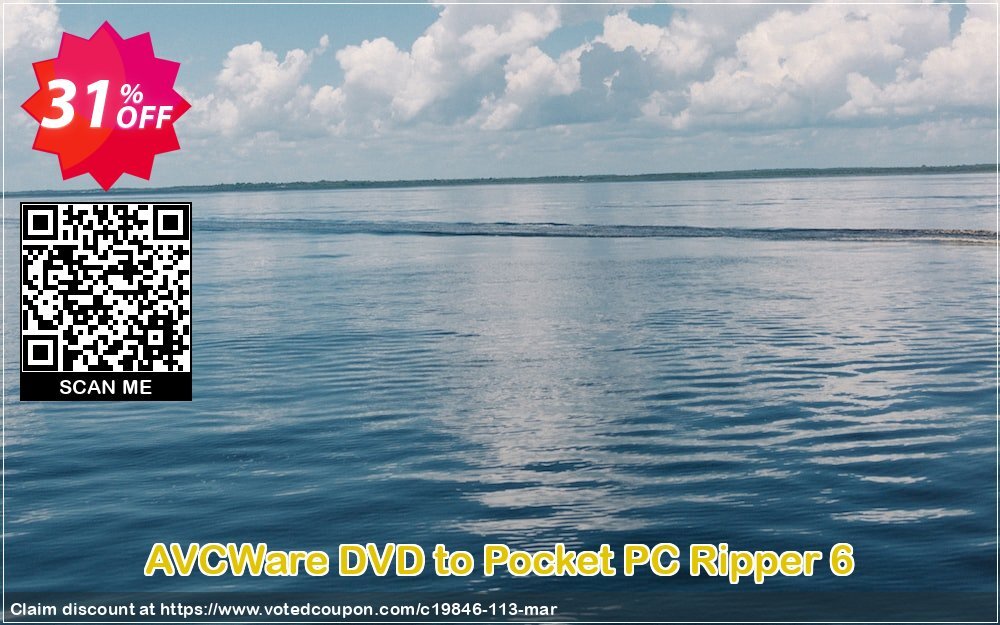 AVCWare DVD to Pocket PC Ripper 6 Coupon, discount AVCWare coupon (19846). Promotion: AVCWare coupon discount codes