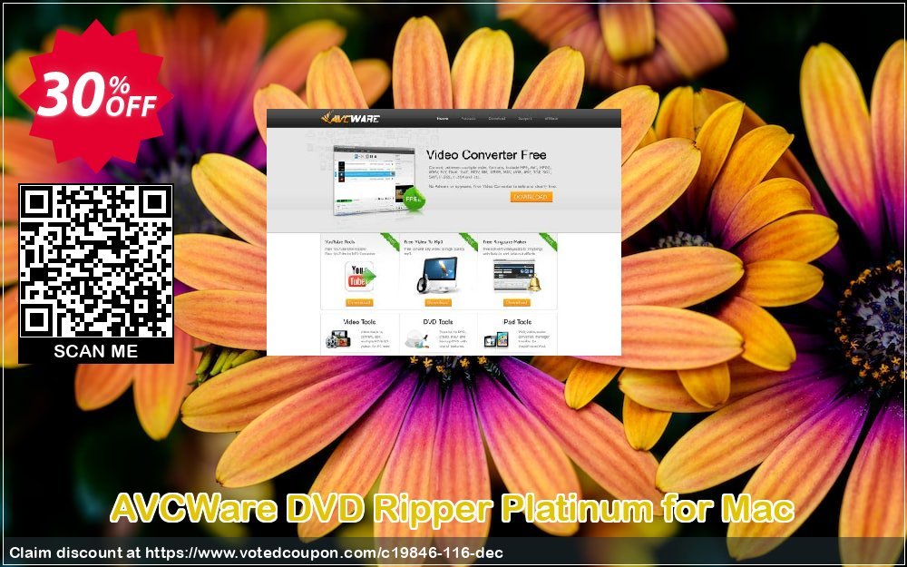 AVCWare DVD Ripper Platinum for MAC Coupon, discount AVCWare coupon (19846). Promotion: AVCWare coupon discount codes