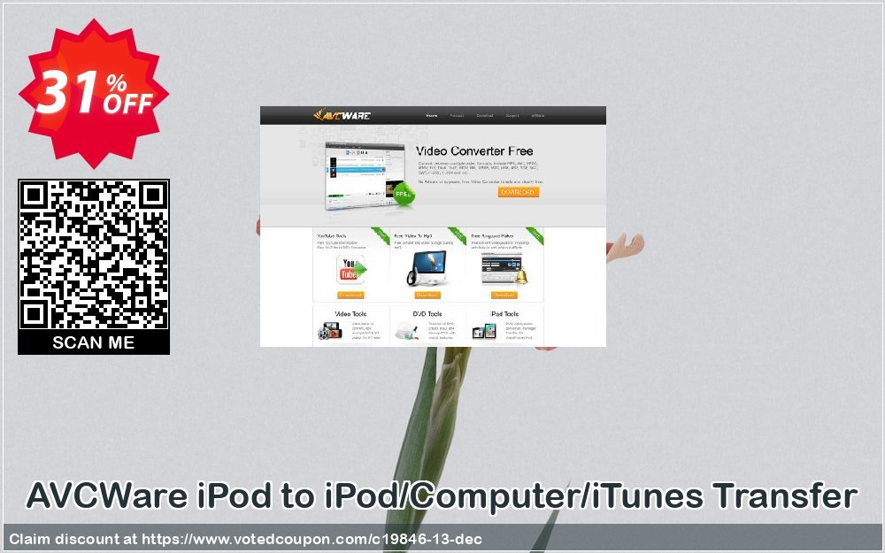 AVCWare iPod to iPod/Computer/iTunes Transfer Coupon Code Apr 2024, 31% OFF - VotedCoupon