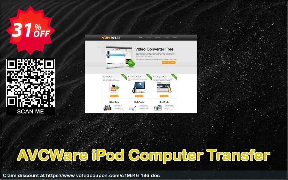 AVCWare iPod Computer Transfer Coupon, discount AVCWare coupon (19846). Promotion: AVCWare coupon discount codes