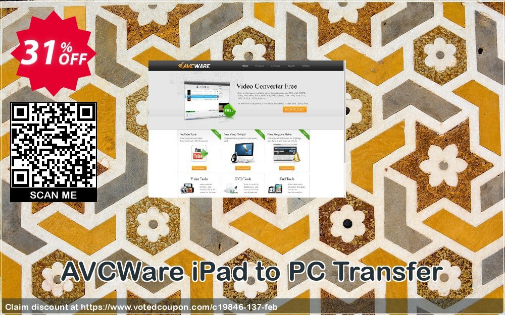 AVCWare iPad to PC Transfer Coupon, discount AVCWare coupon (19846). Promotion: AVCWare coupon discount codes