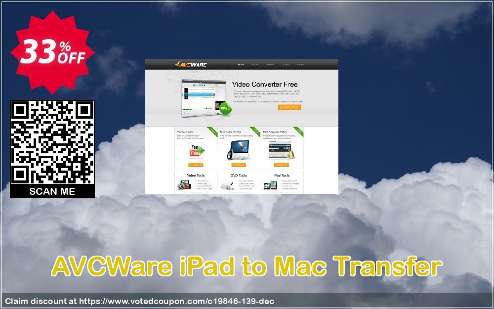 AVCWare iPad to MAC Transfer Coupon, discount AVCWare coupon (19846). Promotion: AVCWare coupon discount codes