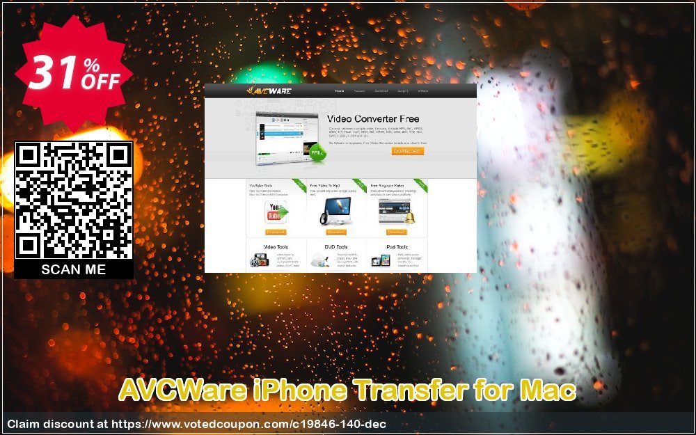 AVCWare iPhone Transfer for MAC Coupon, discount AVCWare coupon (19846). Promotion: AVCWare coupon discount codes