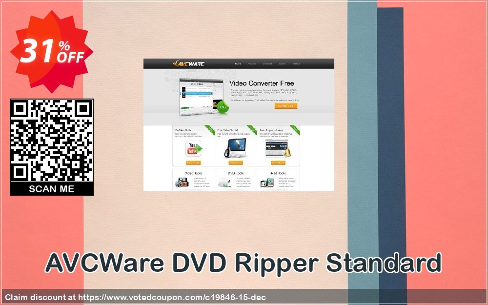 AVCWare DVD Ripper Standard Coupon, discount AVCWare coupon (19846). Promotion: AVCWare coupon discount codes