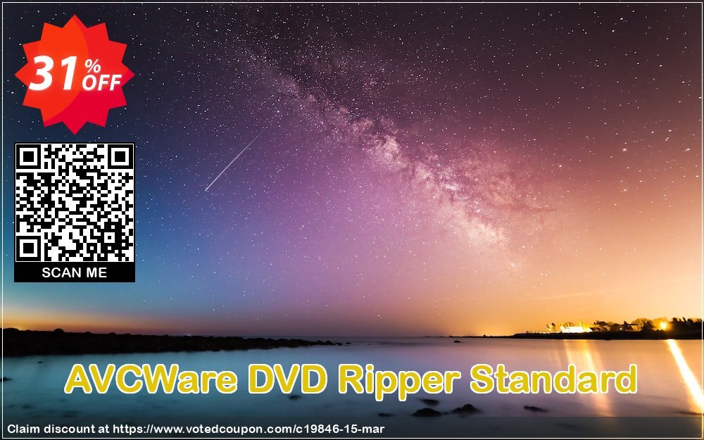 AVCWare DVD Ripper Standard Coupon, discount AVCWare coupon (19846). Promotion: AVCWare coupon discount codes