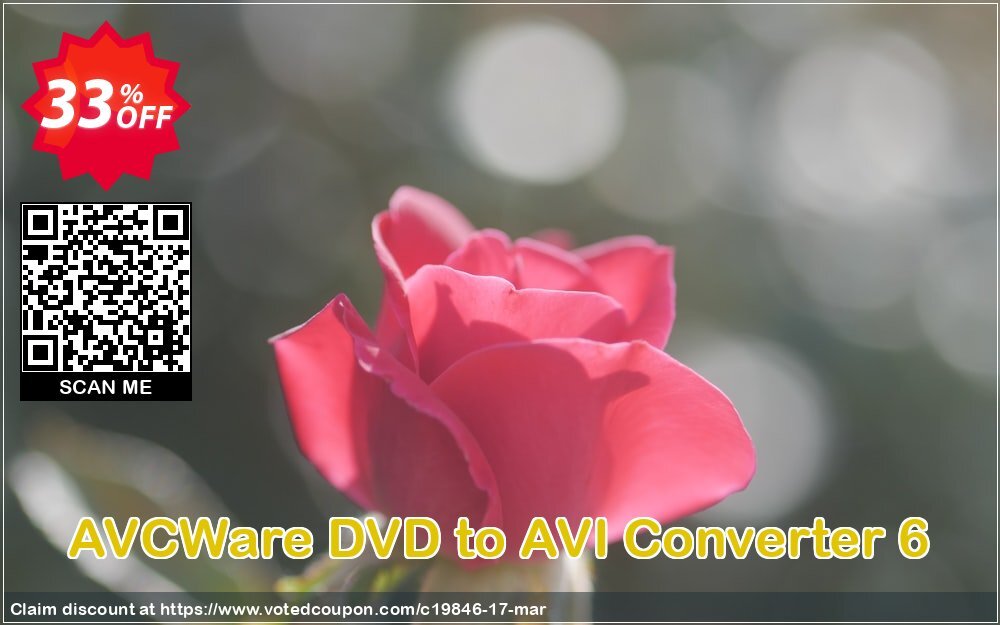 AVCWare DVD to AVI Converter 6 Coupon Code May 2024, 33% OFF - VotedCoupon