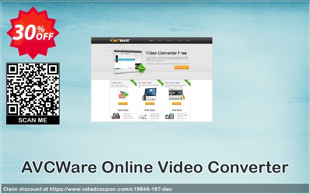 AVCWare Online Video Converter Coupon, discount AVCWare coupon (19846). Promotion: AVCWare coupon discount codes
