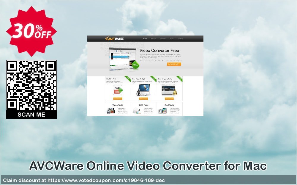 AVCWare Online Video Converter for MAC Coupon, discount AVCWare coupon (19846). Promotion: AVCWare coupon discount codes