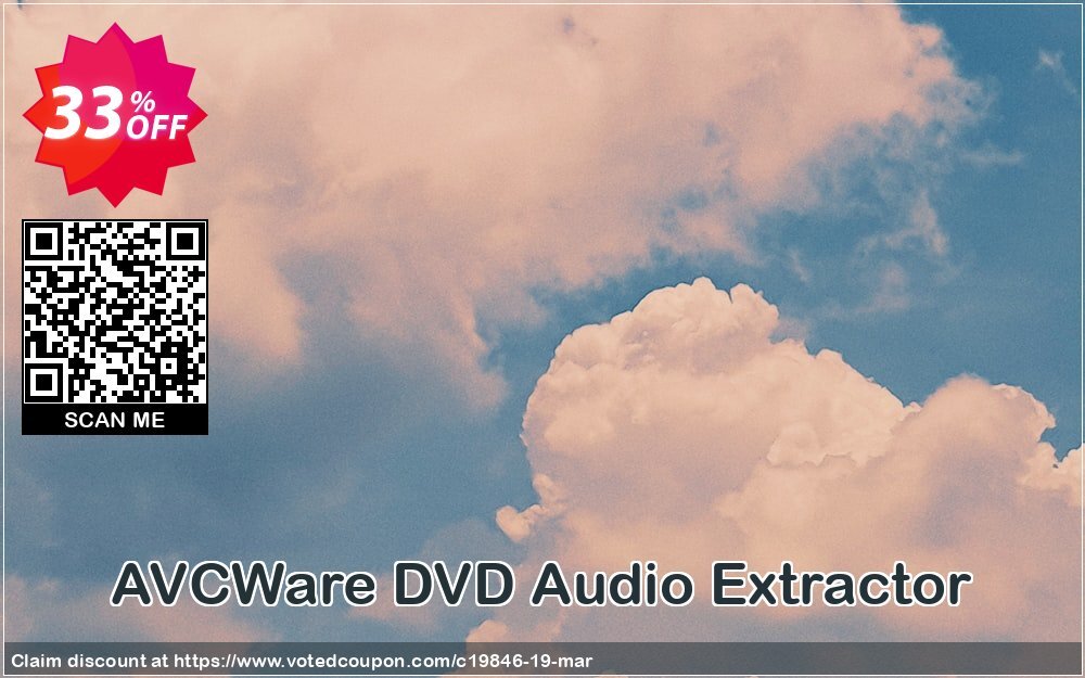 AVCWare DVD Audio Extractor Coupon, discount AVCWare coupon (19846). Promotion: AVCWare coupon discount codes