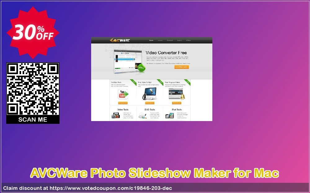 AVCWare Photo Slideshow Maker for MAC Coupon, discount AVCWare coupon (19846). Promotion: AVCWare coupon discount codes