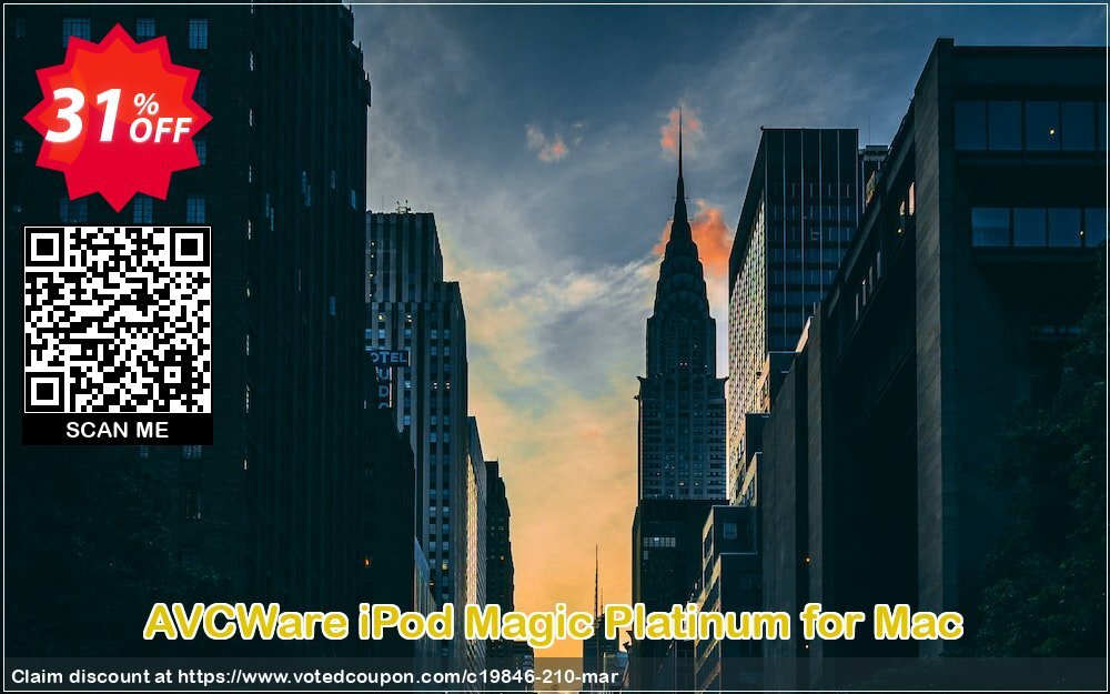 AVCWare iPod Magic Platinum for MAC Coupon, discount AVCWare coupon (19846). Promotion: AVCWare coupon discount codes