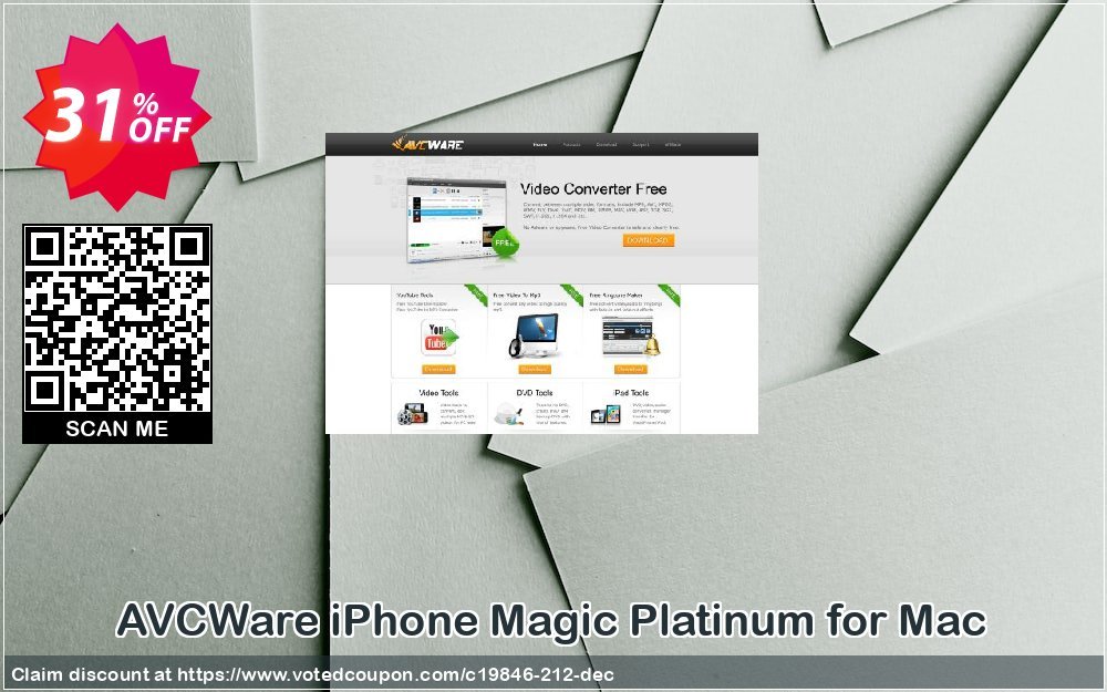 AVCWare iPhone Magic Platinum for MAC Coupon Code Apr 2024, 31% OFF - VotedCoupon
