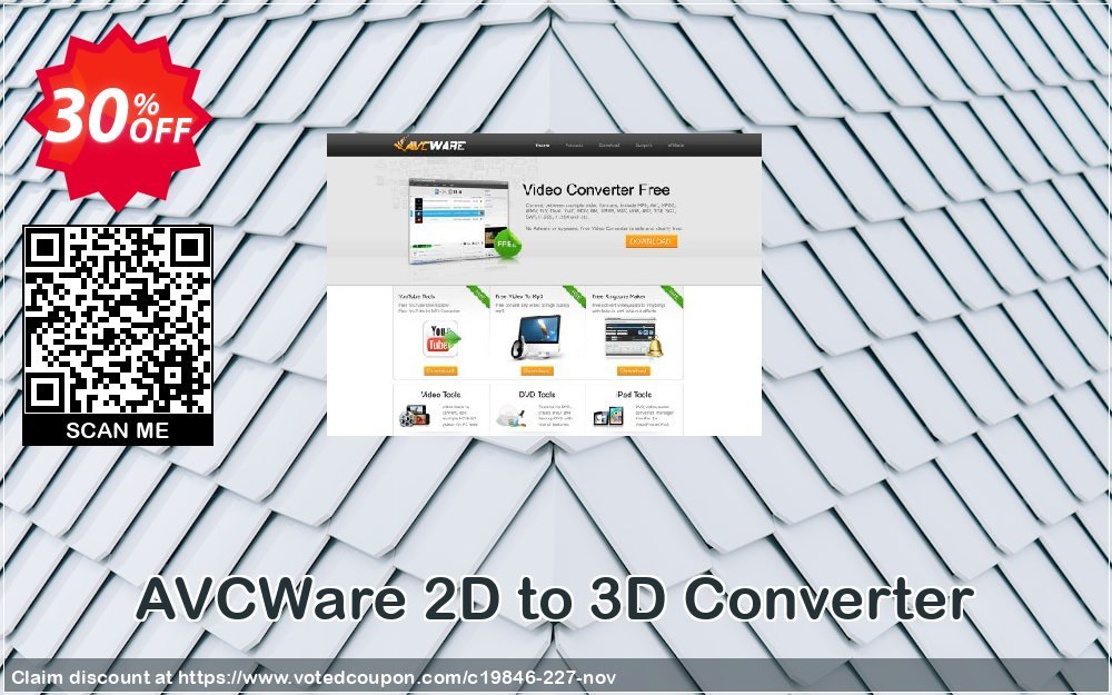 AVCWare 2D to 3D Converter Coupon, discount AVCWare coupon (19846). Promotion: AVCWare coupon discount codes