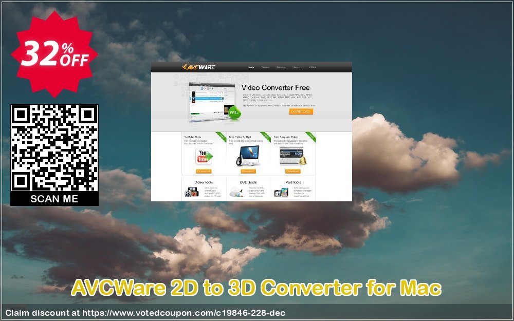AVCWare 2D to 3D Converter for MAC Coupon, discount AVCWare coupon (19846). Promotion: AVCWare coupon discount codes