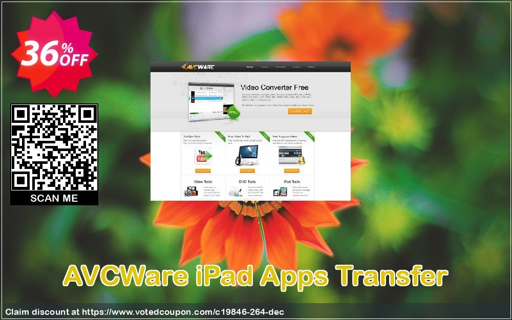 AVCWare iPad Apps Transfer Coupon, discount AVCWare coupon (19846). Promotion: AVCWare coupon discount codes