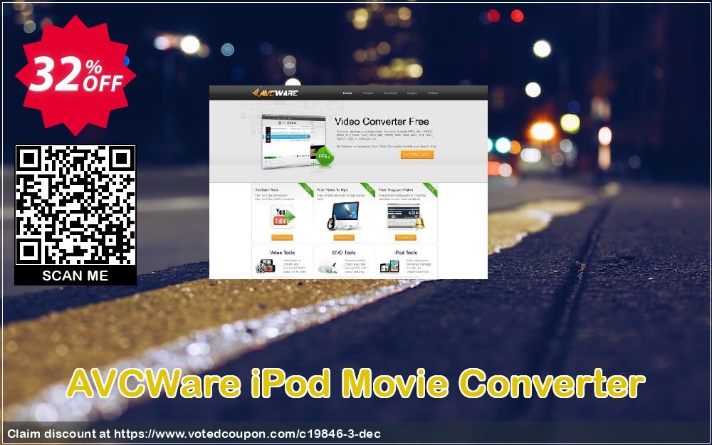 AVCWare iPod Movie Converter Coupon, discount AVCWare coupon (19846). Promotion: AVCWare coupon discount codes