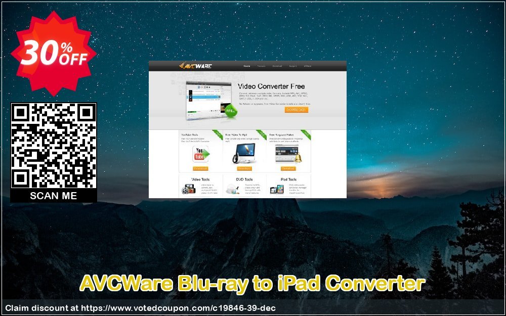 AVCWare Blu-ray to iPad Converter Coupon, discount AVCWare coupon (19846). Promotion: AVCWare coupon discount codes