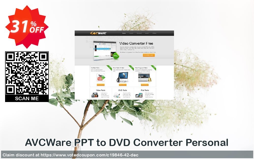 AVCWare PPT to DVD Converter Personal Coupon, discount AVCWare coupon (19846). Promotion: AVCWare coupon discount codes