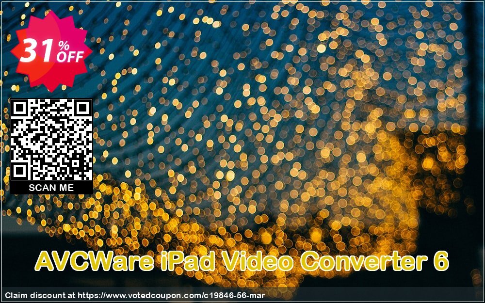 AVCWare iPad Video Converter 6 Coupon, discount AVCWare coupon (19846). Promotion: AVCWare coupon discount codes