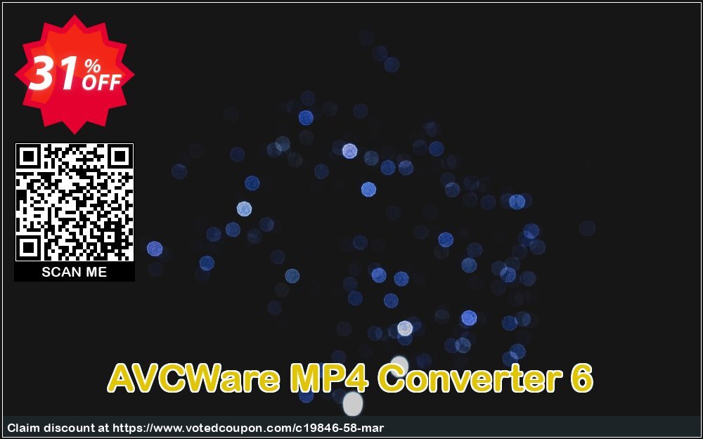 AVCWare MP4 Converter 6 Coupon, discount AVCWare coupon (19846). Promotion: AVCWare coupon discount codes