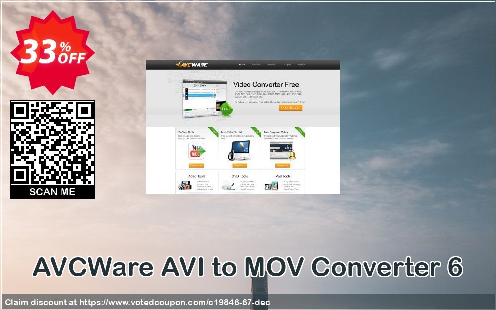 AVCWare AVI to MOV Converter 6 Coupon, discount AVCWare coupon (19846). Promotion: AVCWare coupon discount codes