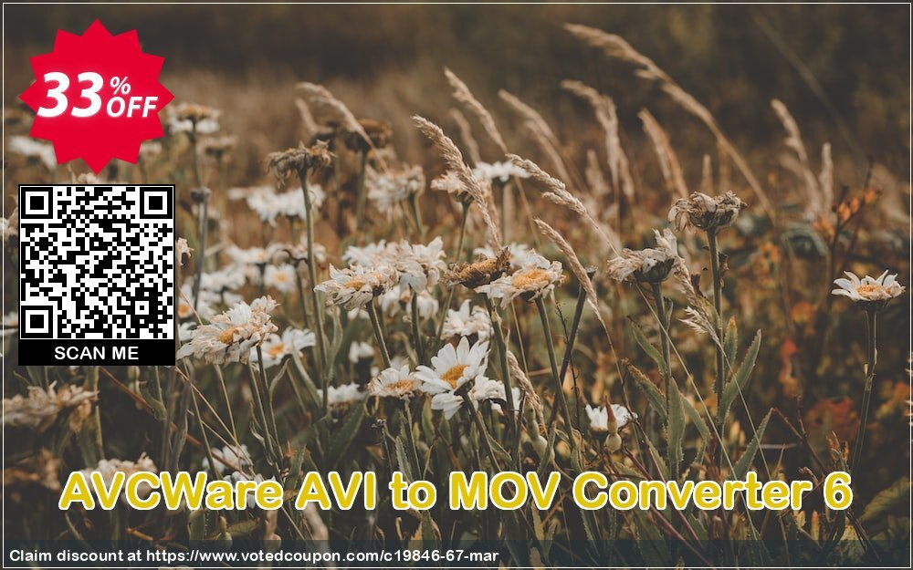 AVCWare AVI to MOV Converter 6 Coupon, discount AVCWare coupon (19846). Promotion: AVCWare coupon discount codes