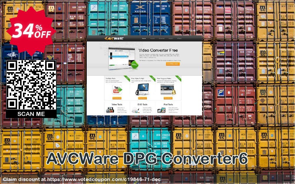 AVCWare DPG Converter6 Coupon, discount AVCWare coupon (19846). Promotion: AVCWare coupon discount codes