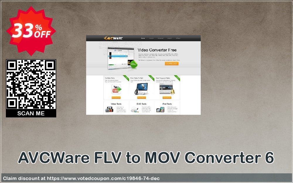 AVCWare FLV to MOV Converter 6 Coupon, discount AVCWare coupon (19846). Promotion: AVCWare coupon discount codes