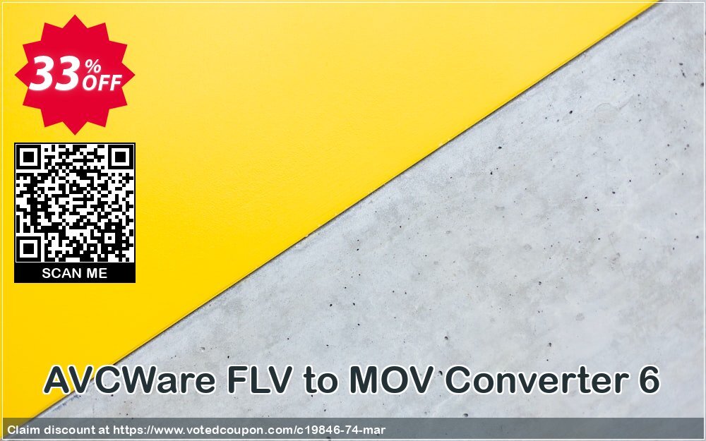 AVCWare FLV to MOV Converter 6 Coupon, discount AVCWare coupon (19846). Promotion: AVCWare coupon discount codes