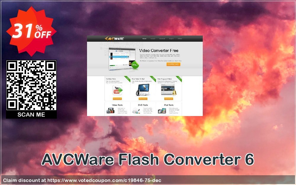 AVCWare Flash Converter 6 Coupon, discount AVCWare coupon (19846). Promotion: AVCWare coupon discount codes