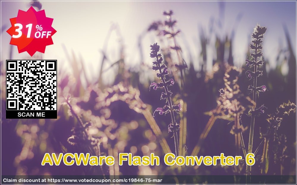 AVCWare Flash Converter 6 Coupon, discount AVCWare coupon (19846). Promotion: AVCWare coupon discount codes