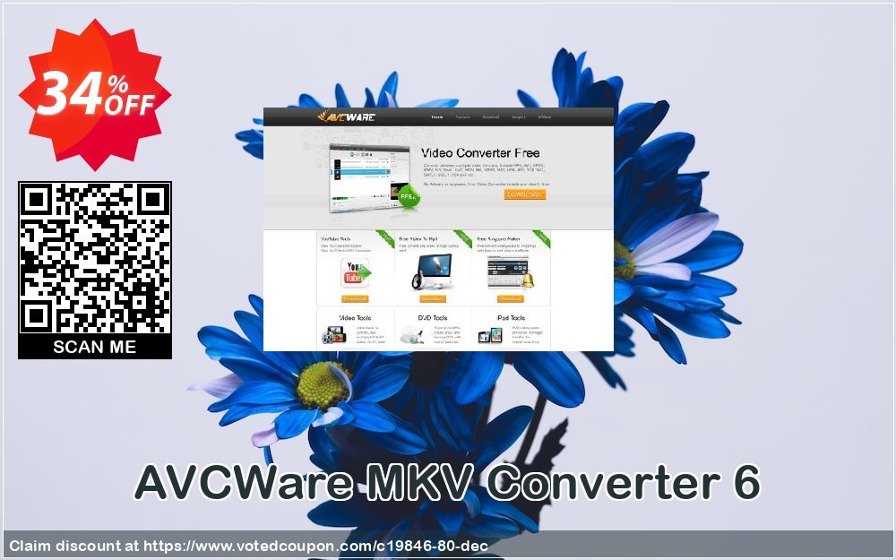 AVCWare MKV Converter 6 Coupon, discount AVCWare coupon (19846). Promotion: AVCWare coupon discount codes