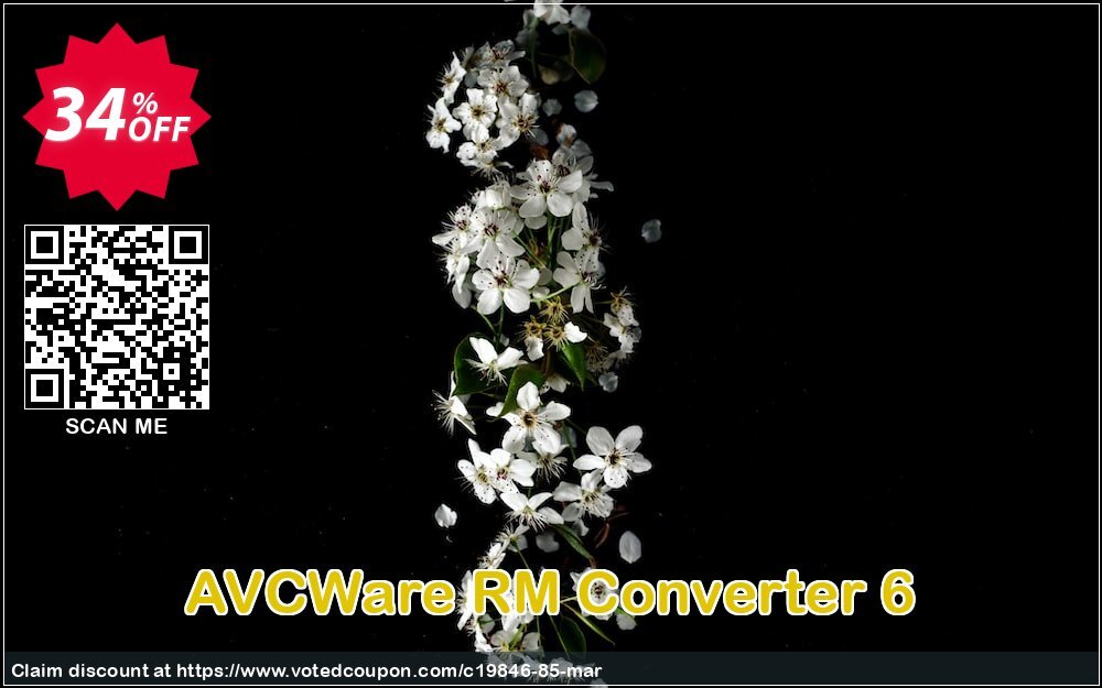 AVCWare RM Converter 6 Coupon, discount AVCWare coupon (19846). Promotion: AVCWare coupon discount codes