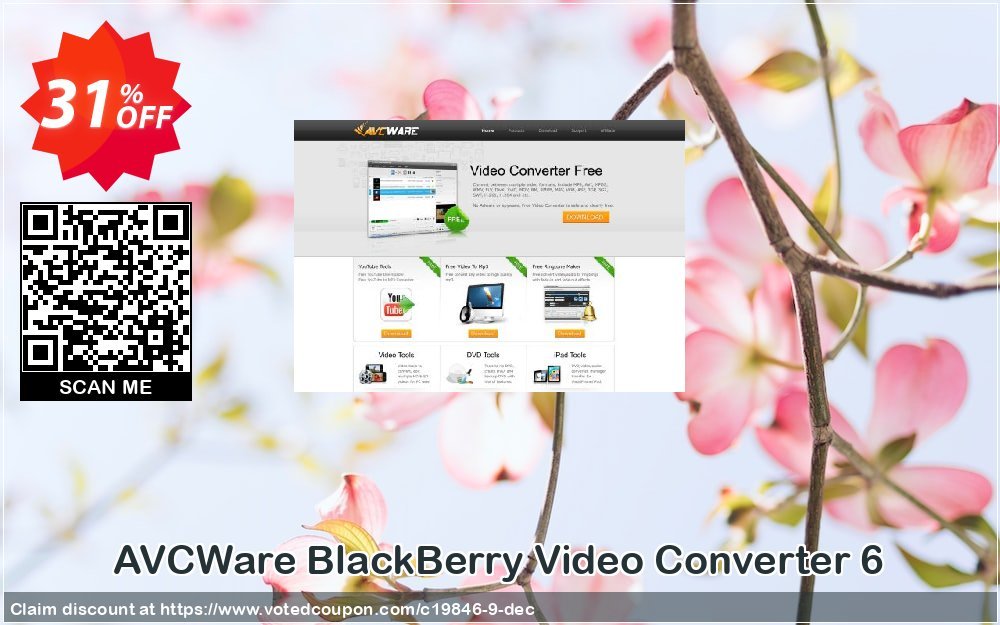 AVCWare BlackBerry Video Converter 6 Coupon, discount AVCWare coupon (19846). Promotion: AVCWare coupon discount codes