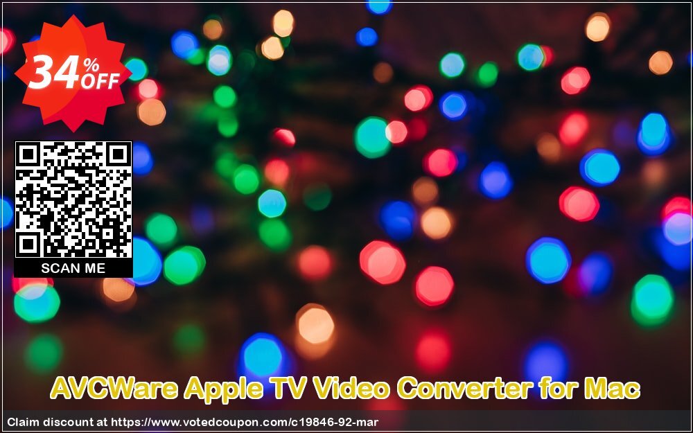 AVCWare Apple TV Video Converter for MAC Coupon, discount AVCWare coupon (19846). Promotion: AVCWare coupon discount codes