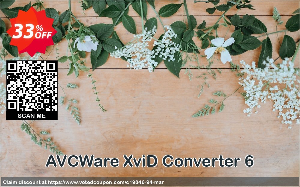 AVCWare XviD Converter 6 Coupon, discount AVCWare coupon (19846). Promotion: AVCWare coupon discount codes