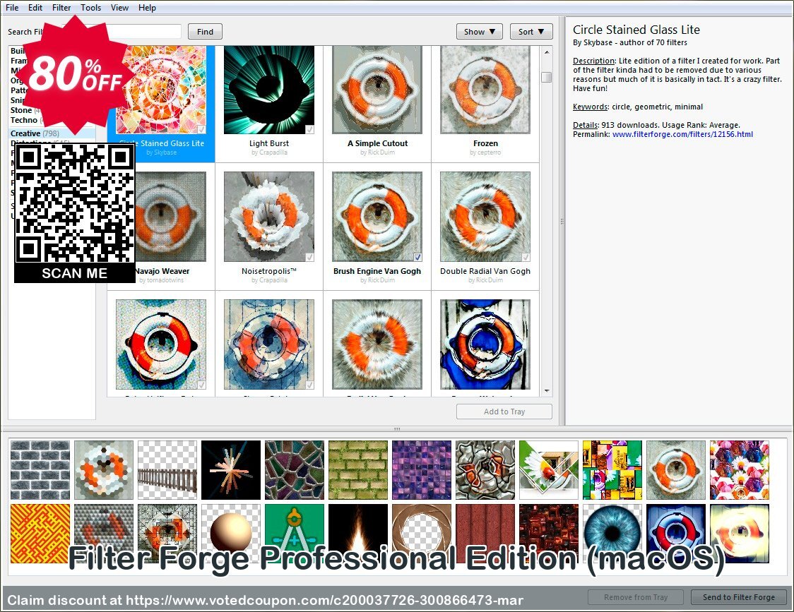 Filter Forge Professional Edition, MACOS  Coupon Code May 2024, 80% OFF - VotedCoupon