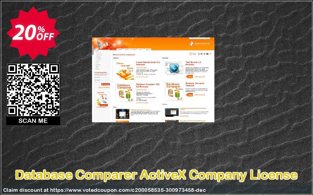 Database Comparer ActiveX Company Plan Coupon, discount 20% OFF Database Comparer ActiveX Company License, verified. Promotion: Staggering discount code of Database Comparer ActiveX Company License, tested & approved