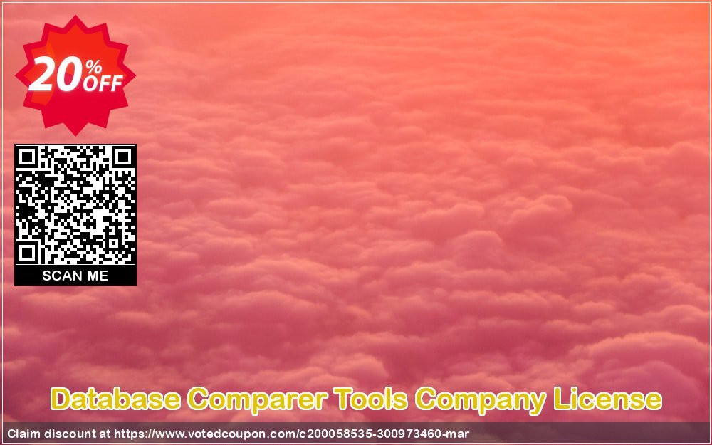 Database Comparer Tools Company Plan Coupon, discount 20% OFF Database Comparer Tools Company License, verified. Promotion: Staggering discount code of Database Comparer Tools Company License, tested & approved