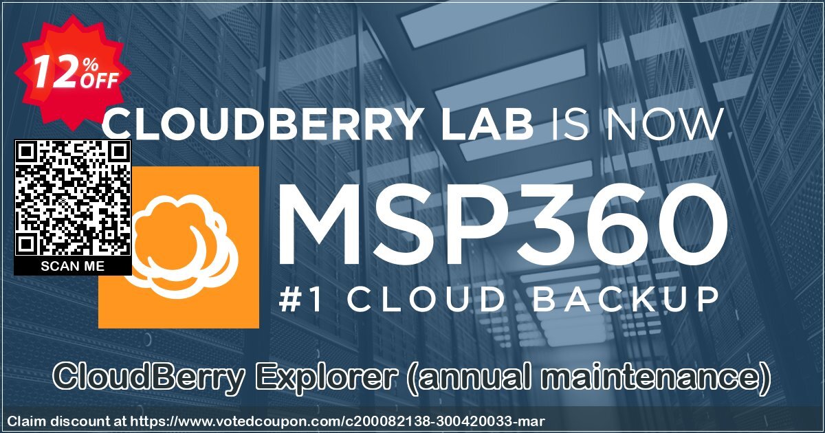 CloudBerry Explorer, annual maintenance  Coupon Code May 2024, 12% OFF - VotedCoupon